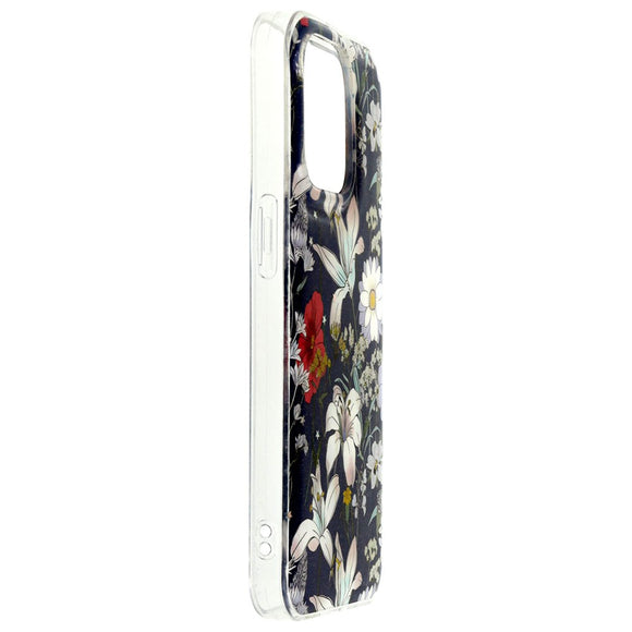 iPhone 17 Pro TFO Glow Glam Cover - Blå / Blomster