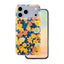 iPhone 17 Pro TFO Glow Glam Cover - Orange / Blomster