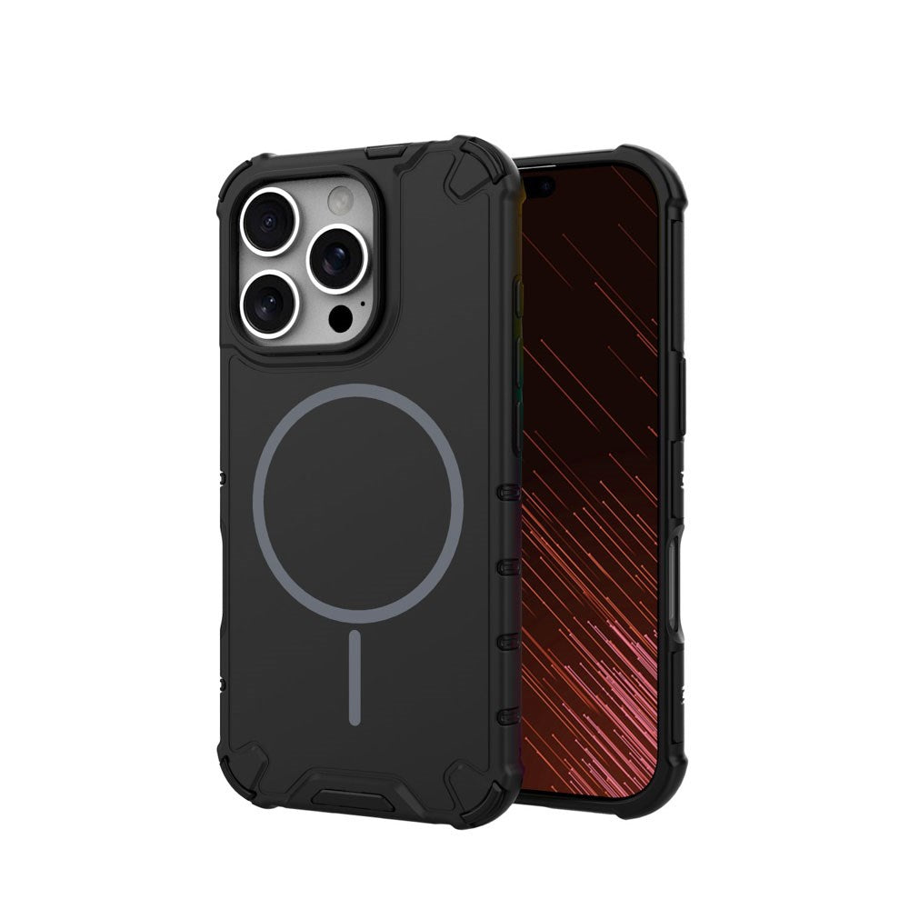 iPhone 16 Pro TFO Defender Hybrid Cover - MagSafe Kompatibel - Sort