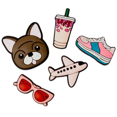 TFO 3D Klistermærker - 5 stk - Pink