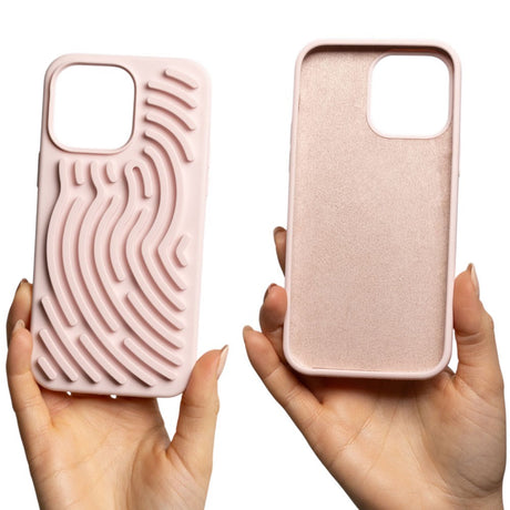 iPhone 16 Pro Max TFO DIY Snake Silikone Cover - Lyserød