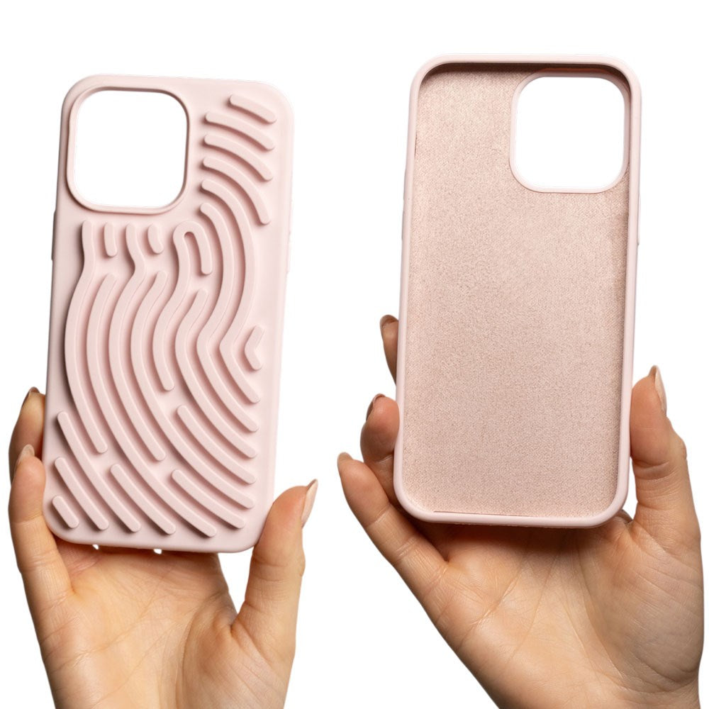 iPhone 17 Pro TFO DIY Snake Silikone Cover - Lyserød
