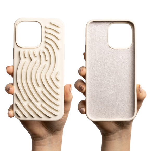 iPhone 16 Pro Max TFO DIY Snake Silikone Cover - Beige