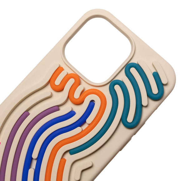 iPhone 16 Pro Max TFO DIY Snake Silikone Cover - Beige