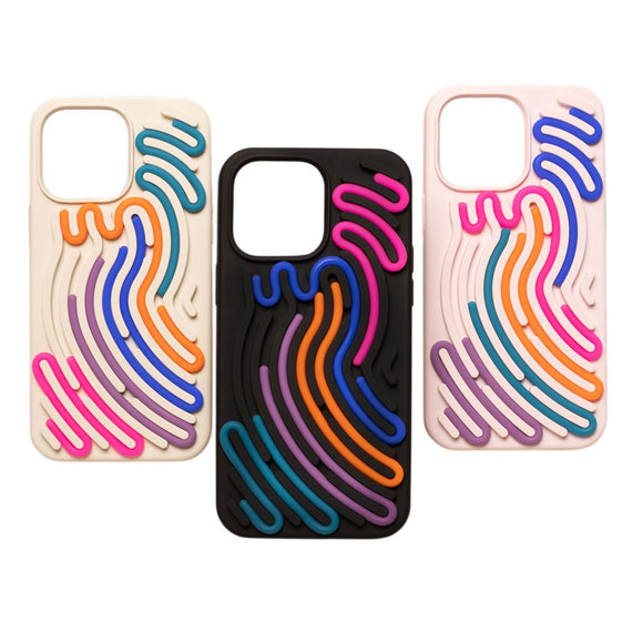 iPhone 16 Pro Max TFO DIY Snake Silikone Cover - Beige
