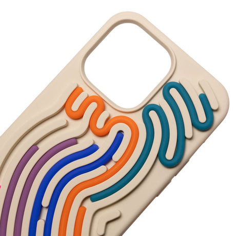 iPhone 17 Pro TFO DIY Snake Silikone Cover - Beige