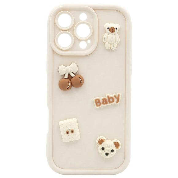 Samsung Galaxy A26 (5G) TFO Ultra Trendy 3D Cover - Beige Bear