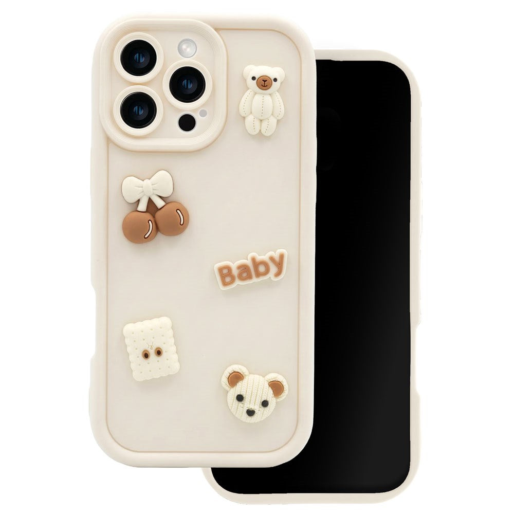 Samsung Galaxy A57 TFO Ultra Trendy 3D Cover - Beige Bear