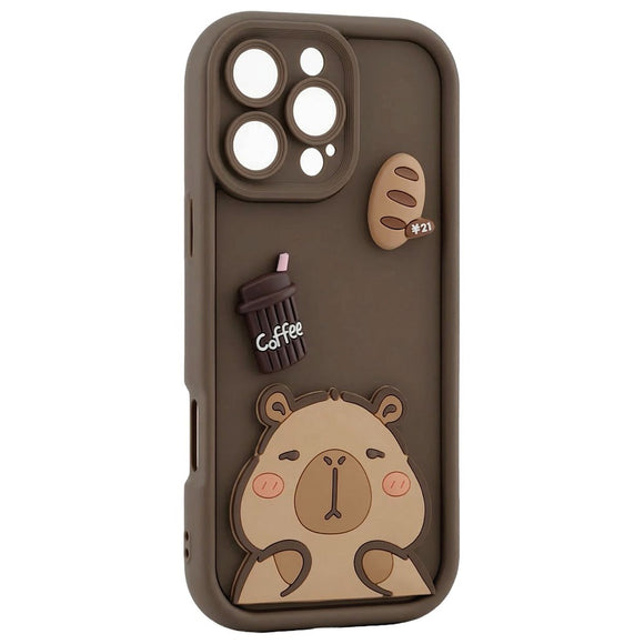 Samsung Galaxy S25 Ultra TFO Ultra Trendy 3D Cover - Brown Capybara