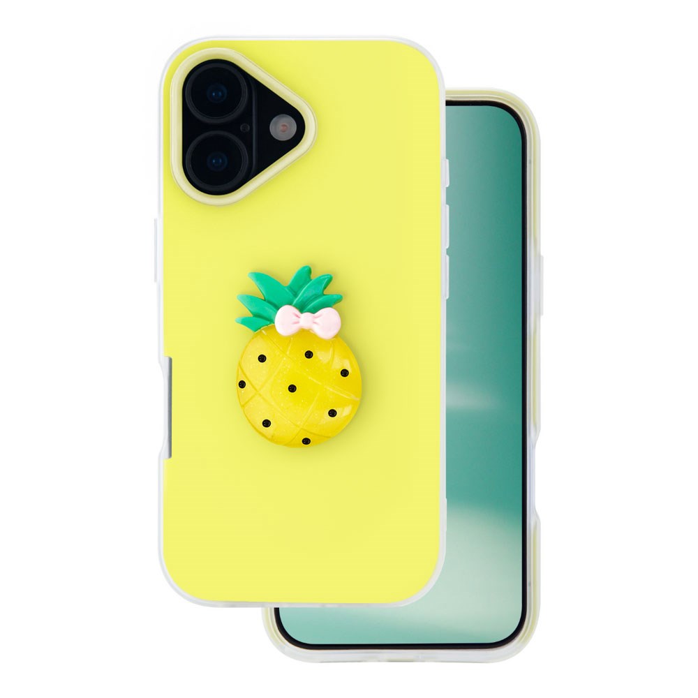 iPhone 17 TFO 3D Frugt Cover - Ananas