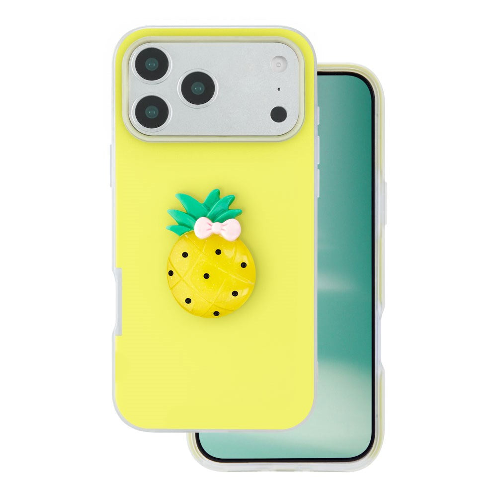 iPhone 17 Pro TFO 3D Frugt Cover - Ananas