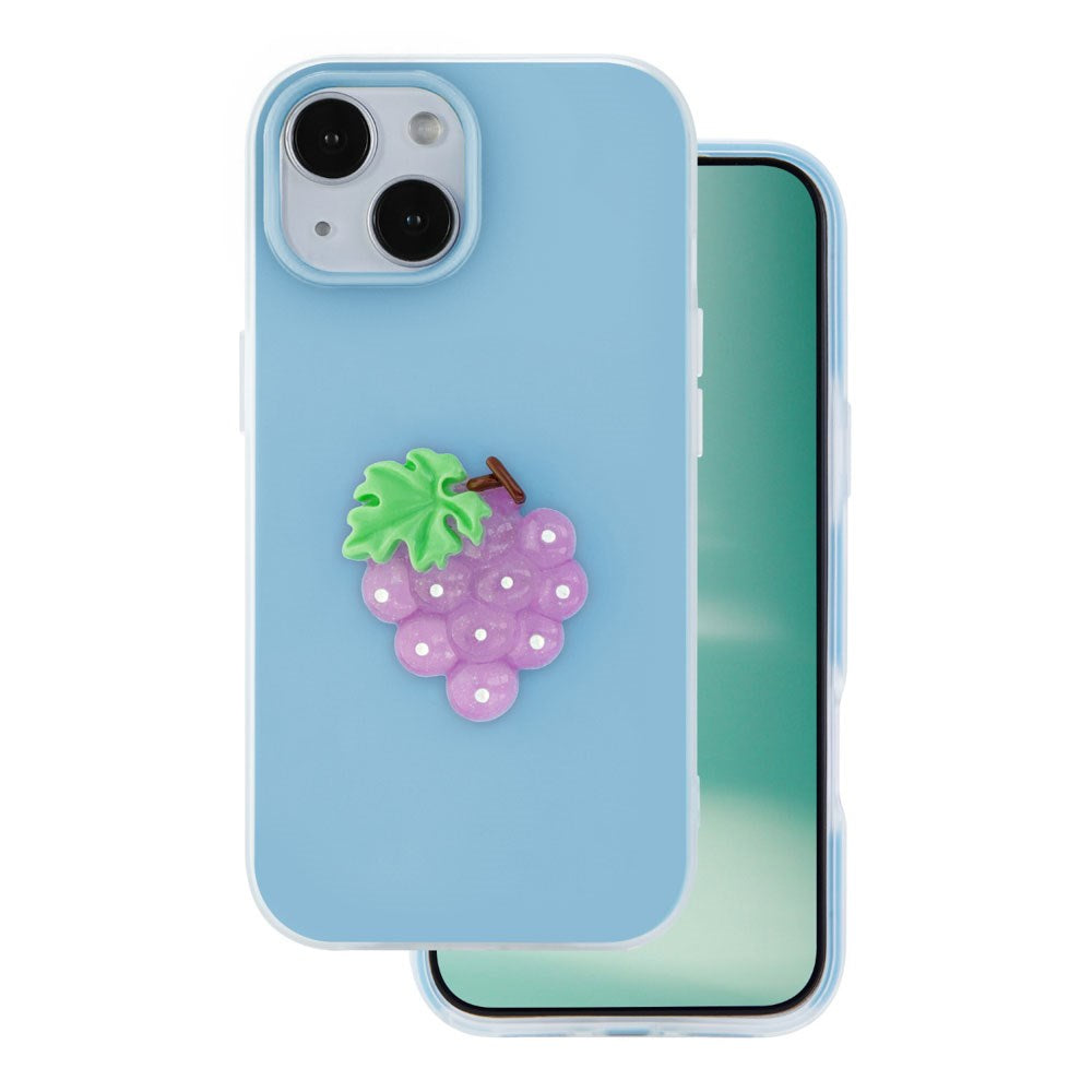 iPhone 12 / 12 Pro TFO 3D Frugt Cover - Vindruer