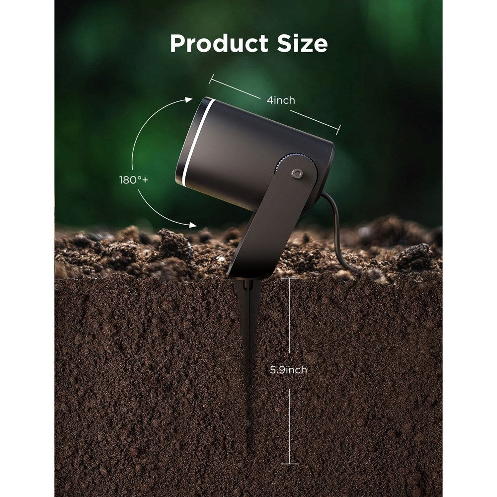 Govee Outdoor Spotlights m. Multimontering - 2 stk. - Sort