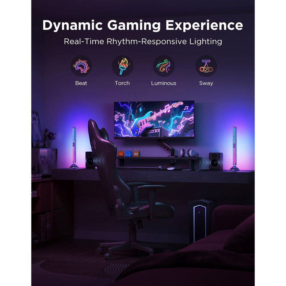 Govee Smart Gaming Light Bars Pro - Tresidet - Gennemsigtig / Metal