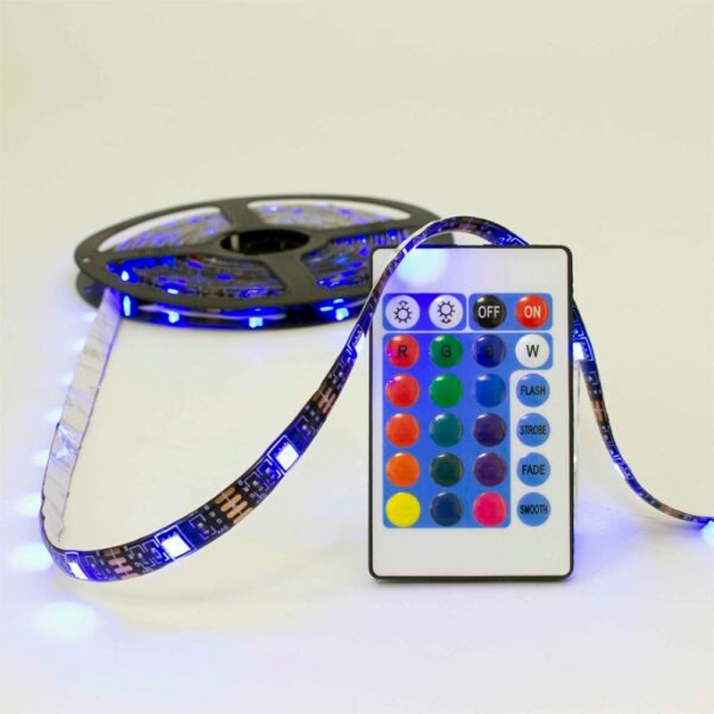 White Shark HELIOS Gaming LED Lysstrimmel - 3m - Sort