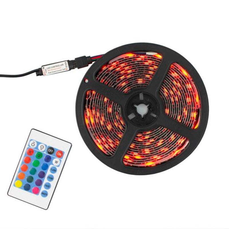 White Shark HELIOS Gaming LED Lysstrimmel - 5m - Sort