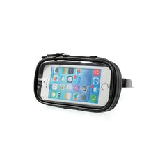 Vandtæt Roterende Mobilholder til Motorcykelstyr - Størrelse 14.5 x 7.5 cm - Sort