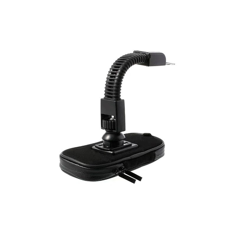 Vandtæt Roterende Mobilholder til Motorcykelstyr - Størrelse 14.5 x 7.5 cm - Sort