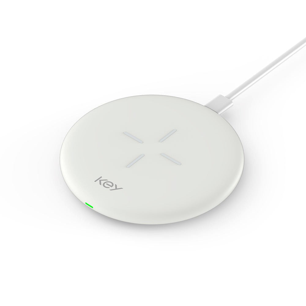 Key Trådløs Universal Oplader 10W - Hvid