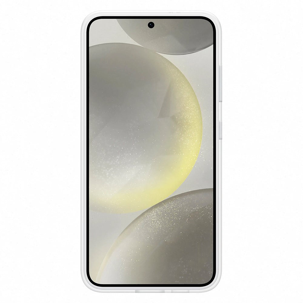 Original Samsung Galaxy S24 Flipsuit Case - Hvid / Hjerte (EF-MS921CWEGWW)