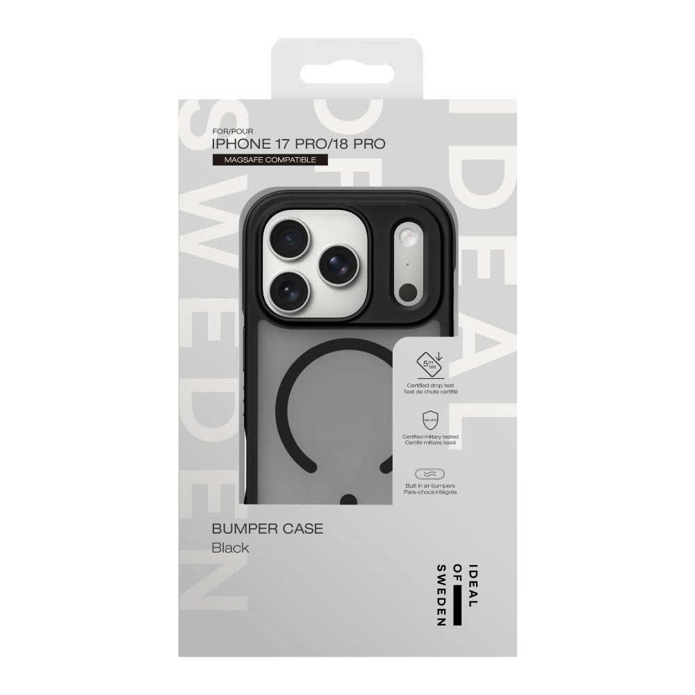 iPhone 18 Pro / 17 Pro iDeal Of Sweden Ideal Bumper Case - MagSafe Kompatibel - Black