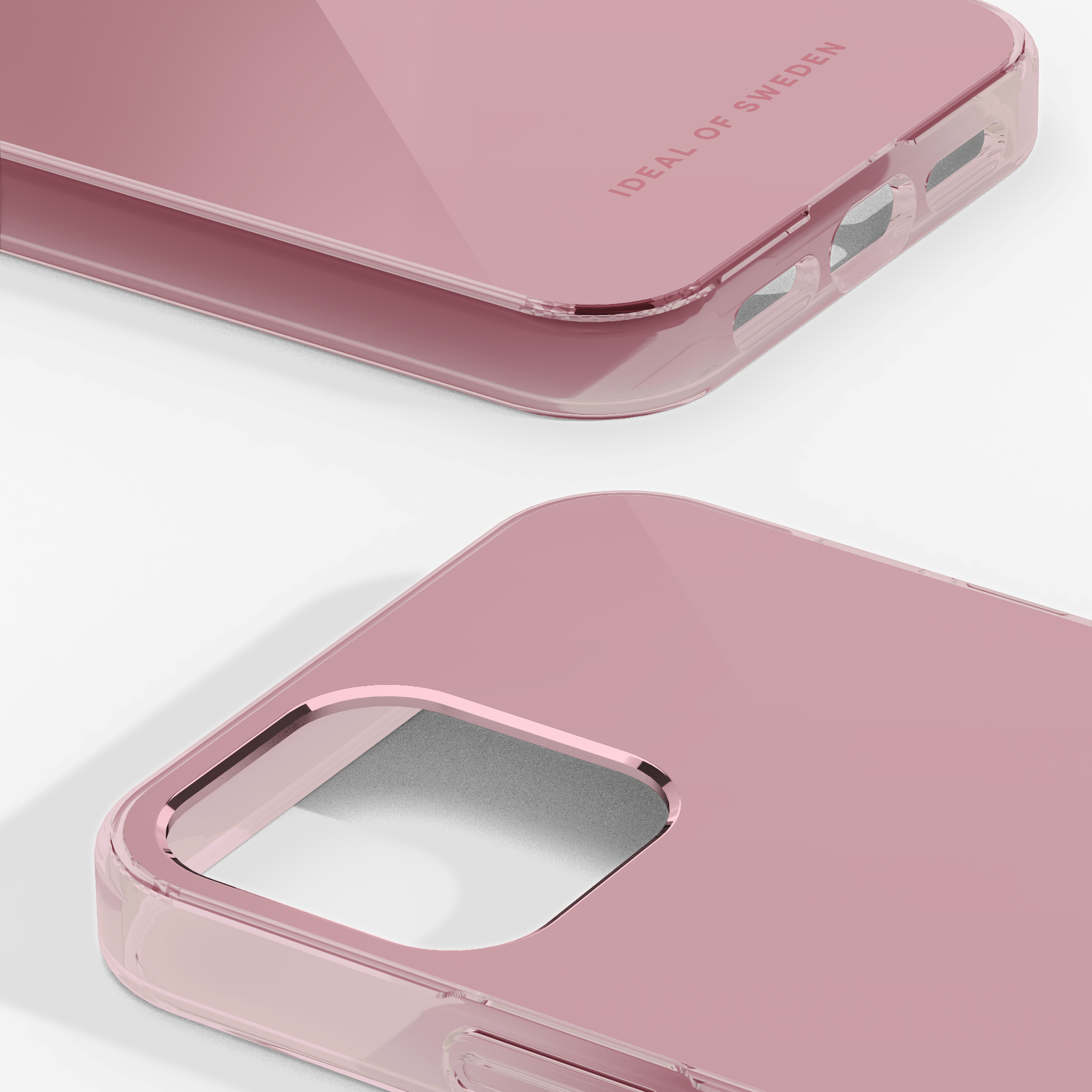 iDeal Of Sweden iPhone 12 Pro / 12 Mirror Case - Mirror Rose Pink