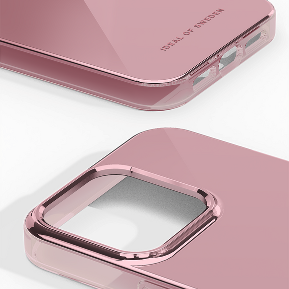 iDeal Of Sweden iPhone 14 Pro Mirror Case - Mirror Rose Pink