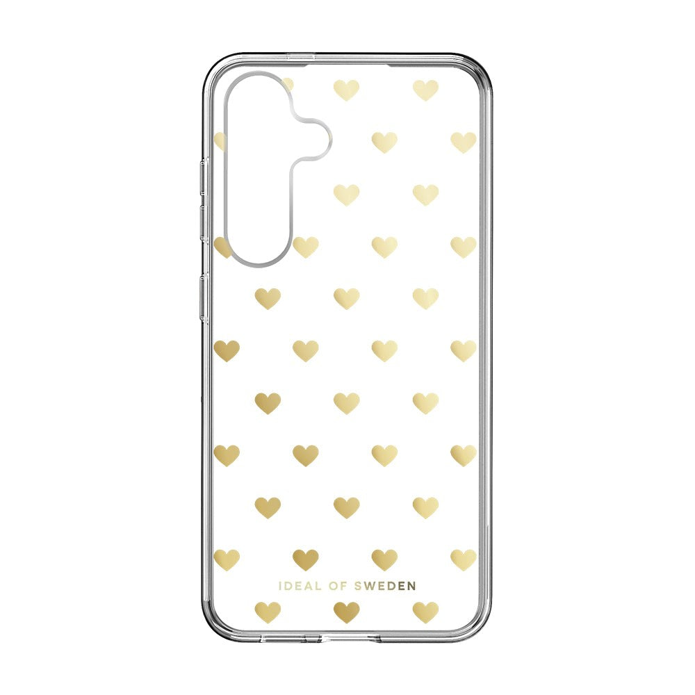 iDeal Of Sweden Samsung Galaxy S24 Clear Case - Golden Hearts