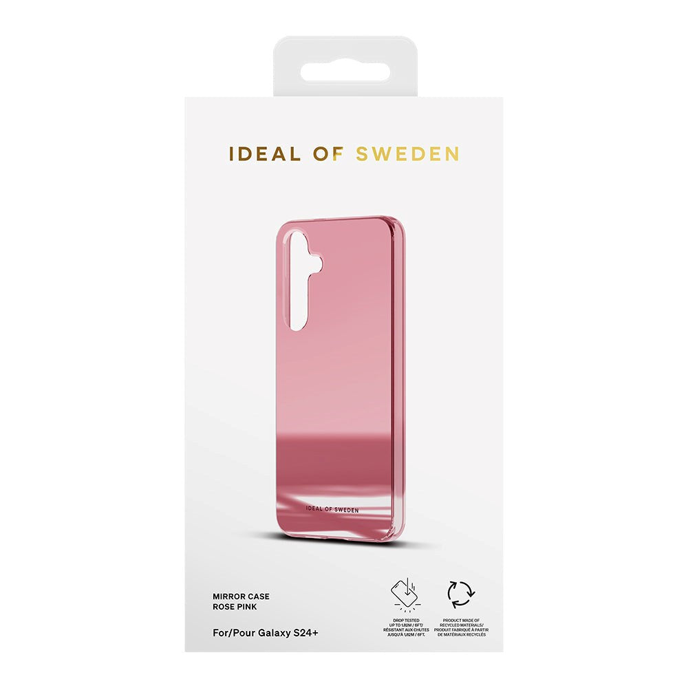 iDeal Of Sweden Samsung Galaxy S24+ (Plus) Mirror Case - Mirror Rose Pink