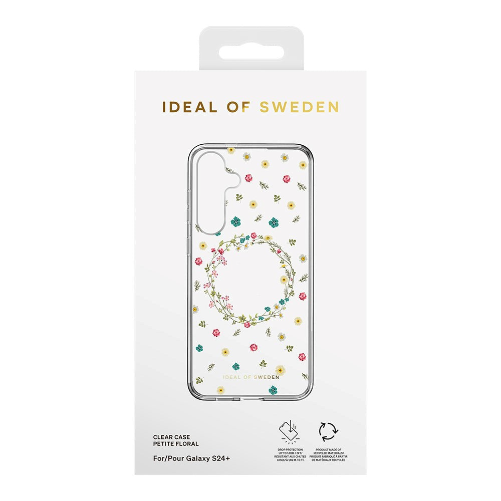 iDeal Of Sweden Samsung Galaxy S24+ (Plus) Clear Case - Petite Floral