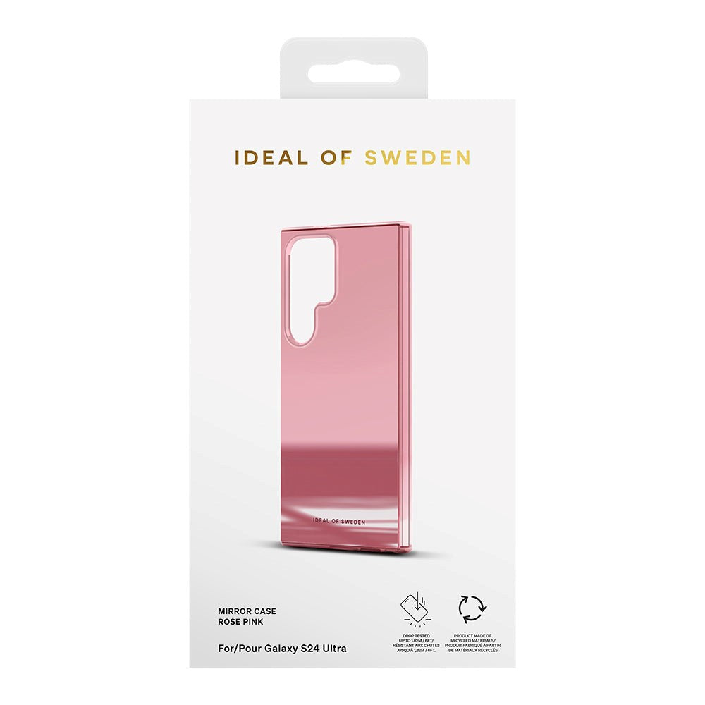 iDeal Of Sweden Samsung Galaxy S24 Ultra Mirror Case - Mirror Rose Pink