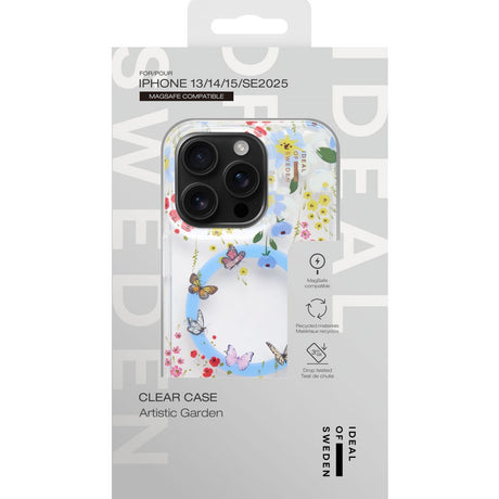 iDeal Of Sweden iPhone 17e / 16e / 15 / 14 / 13 Clear Case - MagSafe Kompatibel - Artistic Garden