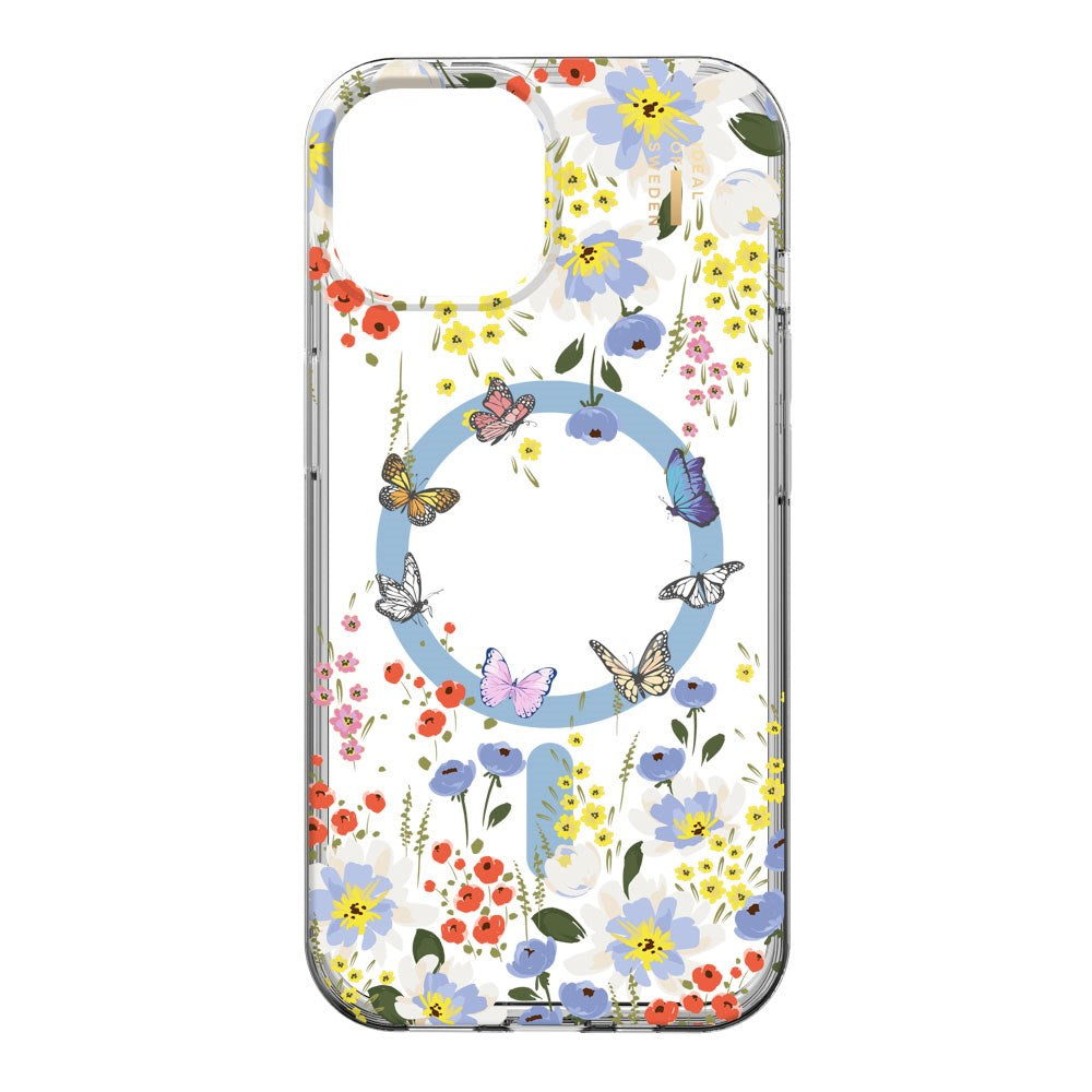 iDeal Of Sweden iPhone 17e / 16e / 15 / 14 / 13 Clear Case - MagSafe Kompatibel - Artistic Garden