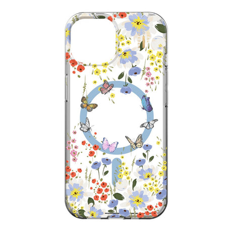 iDeal Of Sweden iPhone 17e / 16e / 15 / 14 / 13 Clear Case - MagSafe Kompatibel - Artistic Garden