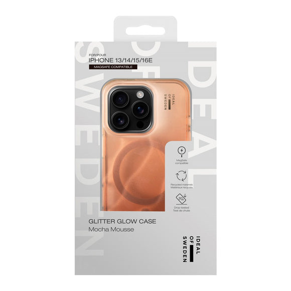 iDeal Of Sweden iPhone 17e / 16e / 15 / 14 / 13 Clear Case - MagSafe Kompatibel - Mocha Mousse