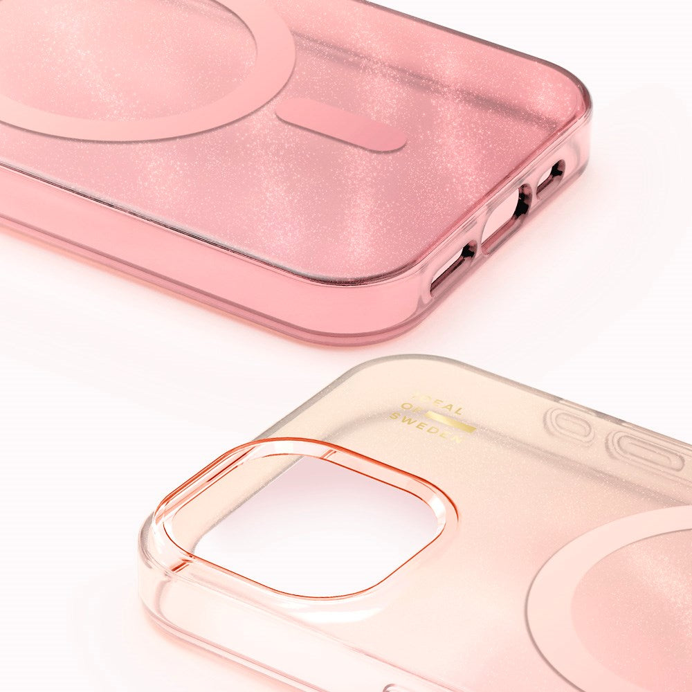 iDeal Of Sweden iPhone 17e / 16e / 15 / 14 / 13 Clear Case - MagSafe Kompatibel - Rose Blush
