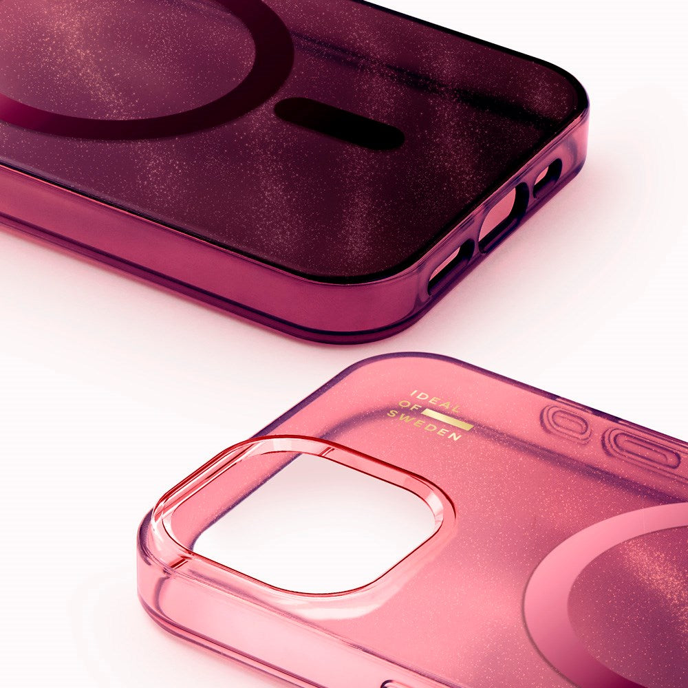 iDeal Of Sweden iPhone 17e / 16e / 15 / 14 / 13 Clear Case - MagSafe Kompatibel - Cherry Lacquer