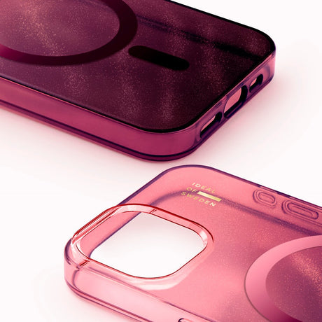iDeal Of Sweden iPhone 17e / 16e / 15 / 14 / 13 Clear Case - MagSafe Kompatibel - Cherry Lacquer