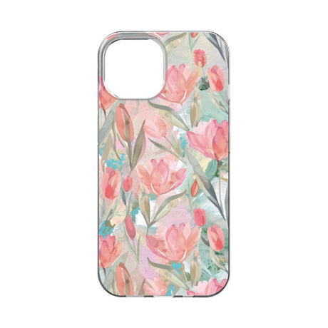 iPhone 17e / 16e / 15 / 14 / 13 iDeal Of Sweden Clear Case - MagSafe Kompatibel - Tulip Bloom