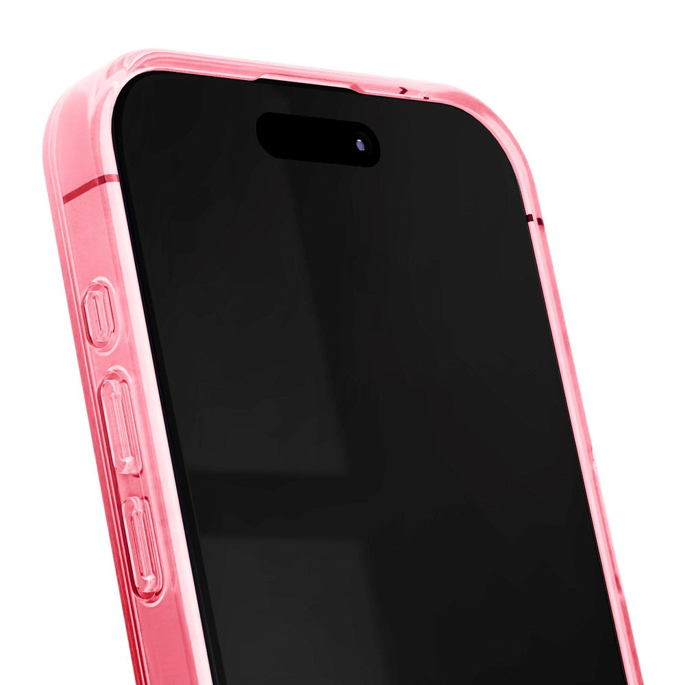 iDeal Of Sweden iPhone 15 Pro Clear Case - MagSafe Kompatibel - Cherry Lacquer