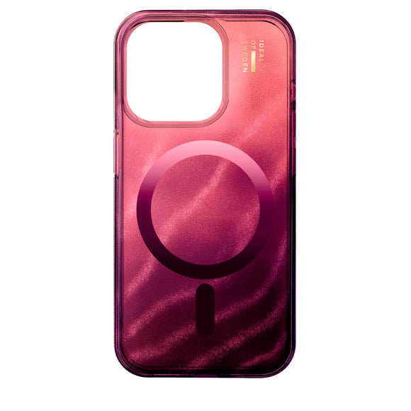 iDeal Of Sweden iPhone 15 Pro Clear Case - MagSafe Kompatibel - Cherry Lacquer