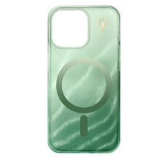 iPhone 15 Pro Max iDeal Of Sweden Clear Case - MagSafe Kompatibel - Sage Green