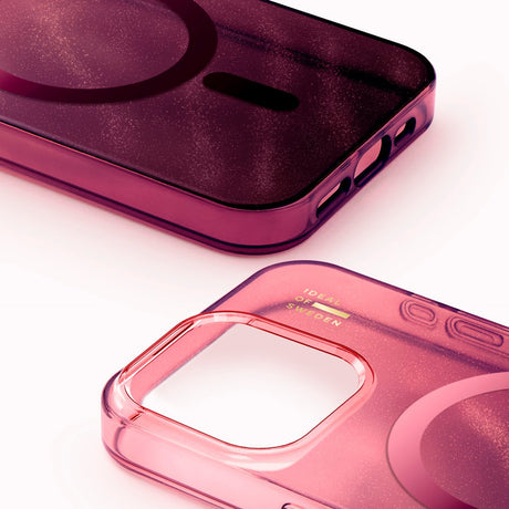 iDeal Of Sweden iPhone 15 Pro Max Clear Case - MagSafe Kompatibel - Cherry Lacquer