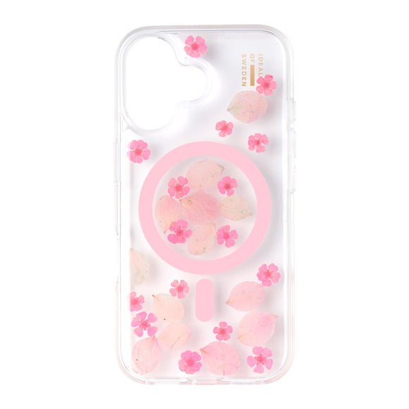 iDeal Of Sweden iPhone 16 Clear Case - MagSafe Kompatibel - Cherry Blossom