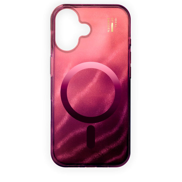 iDeal Of Sweden iPhone 16 Clear Case - MagSafe Kompatibel - Cherry Lacquer