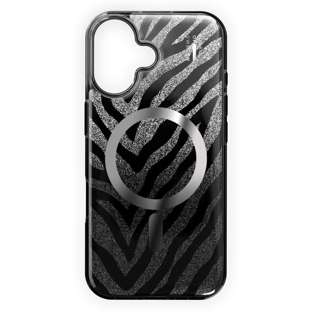 iDeal Of Sweden iPhone 16 Clear Case - MagSafe Kompatibel - Zebra Mystique