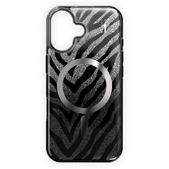 iDeal Of Sweden iPhone 16 Clear Case - MagSafe Kompatibel - Zebra Mystique
