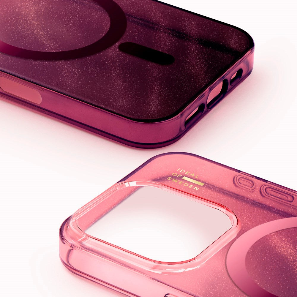 iDeal Of Sweden iPhone 16 Pro Clear Case - MagSafe Kompatibel - Cherry Lacquer