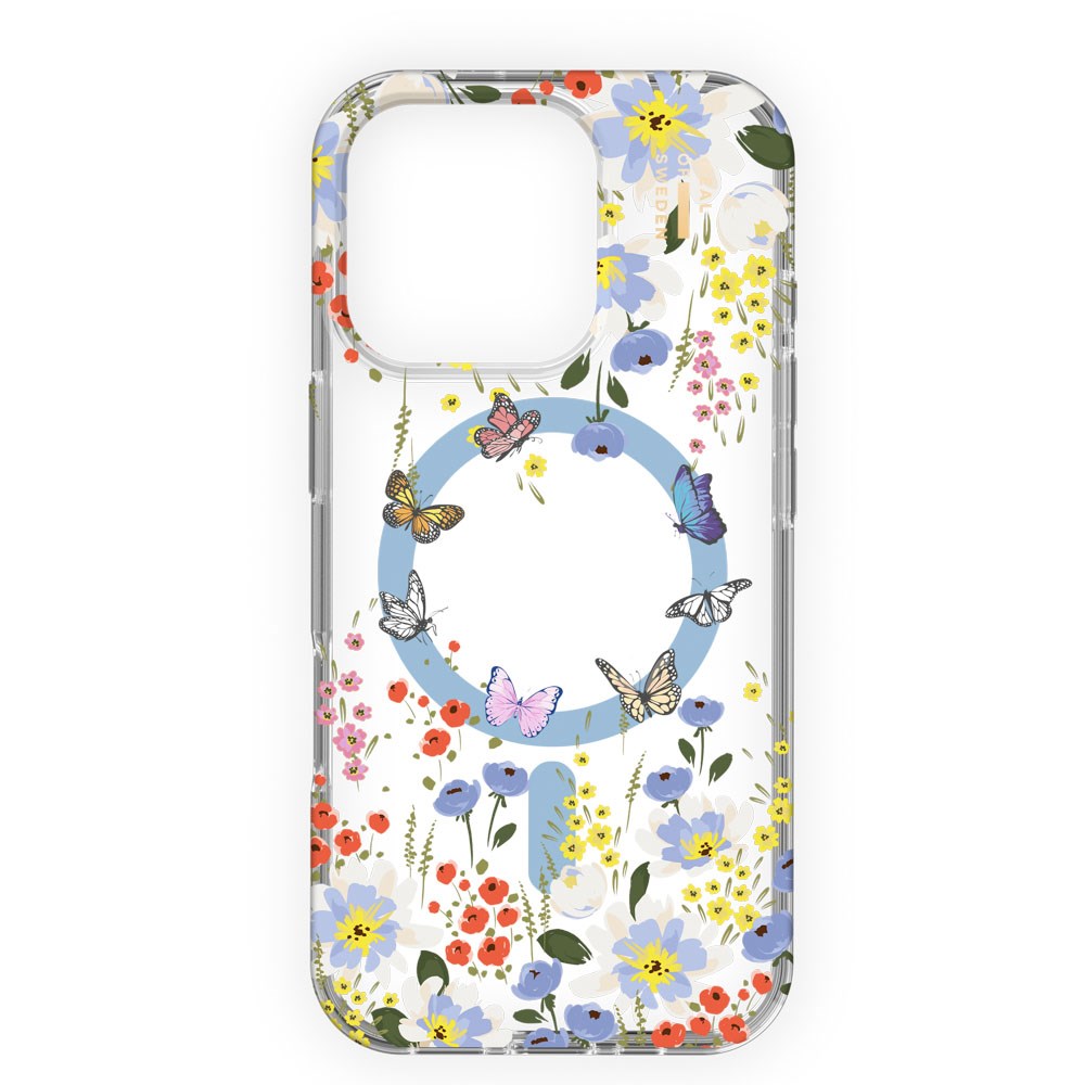 iDeal Of Sweden iPhone 16 Pro Max Clear Case - MagSafe Kompatibel - Artistic Garden