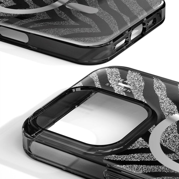 iDeal Of Sweden iPhone 16 Pro Max Clear Case - MagSafe Kompatibel - Zebra Mystique